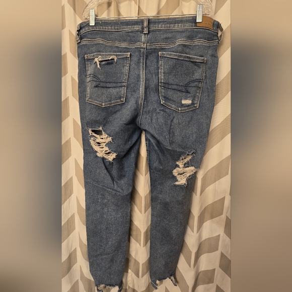 American Eagle Outfitters Distressed Denim Skinny Jeans - Picture 2 of 3